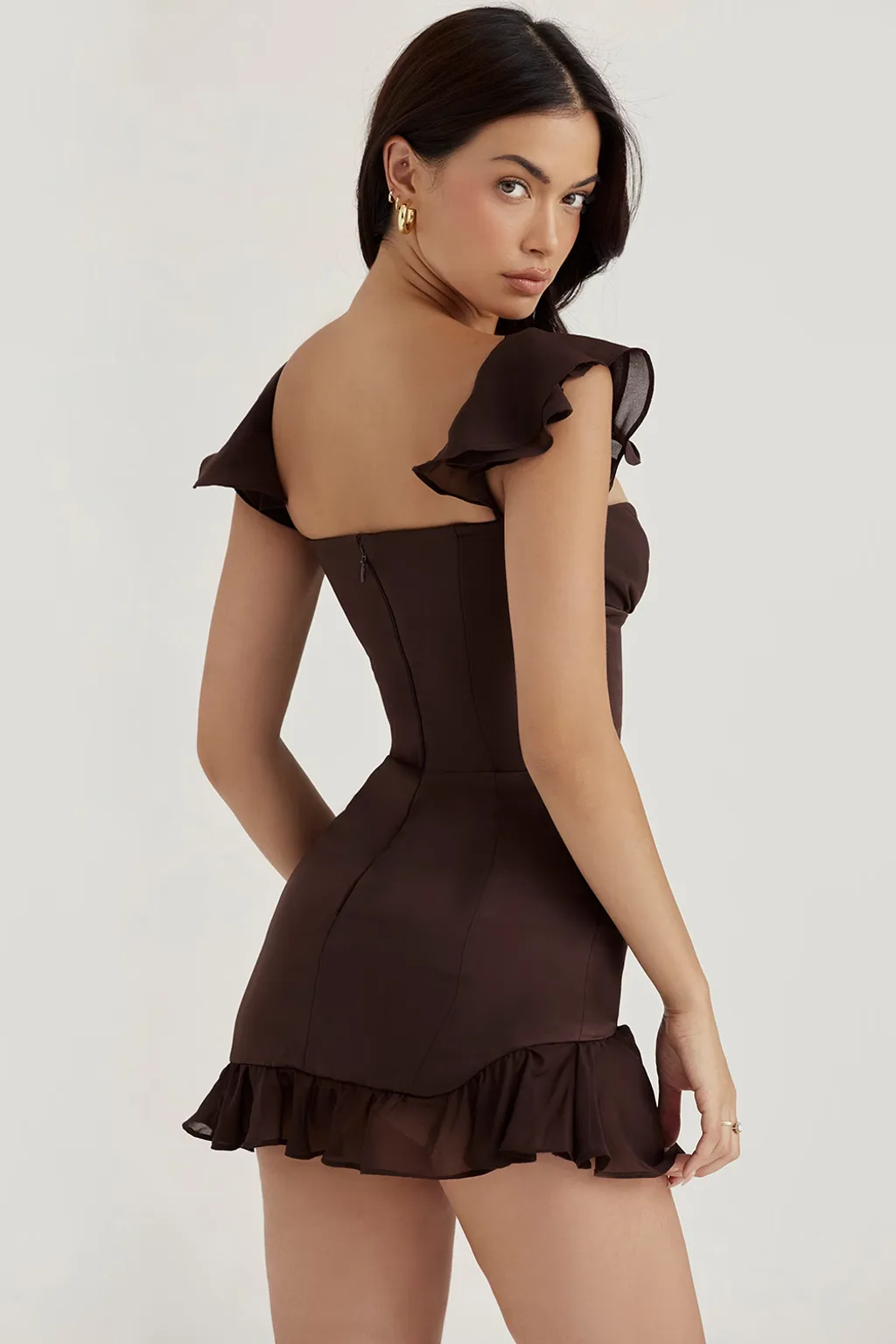 Emma Ruffle Corset Dress