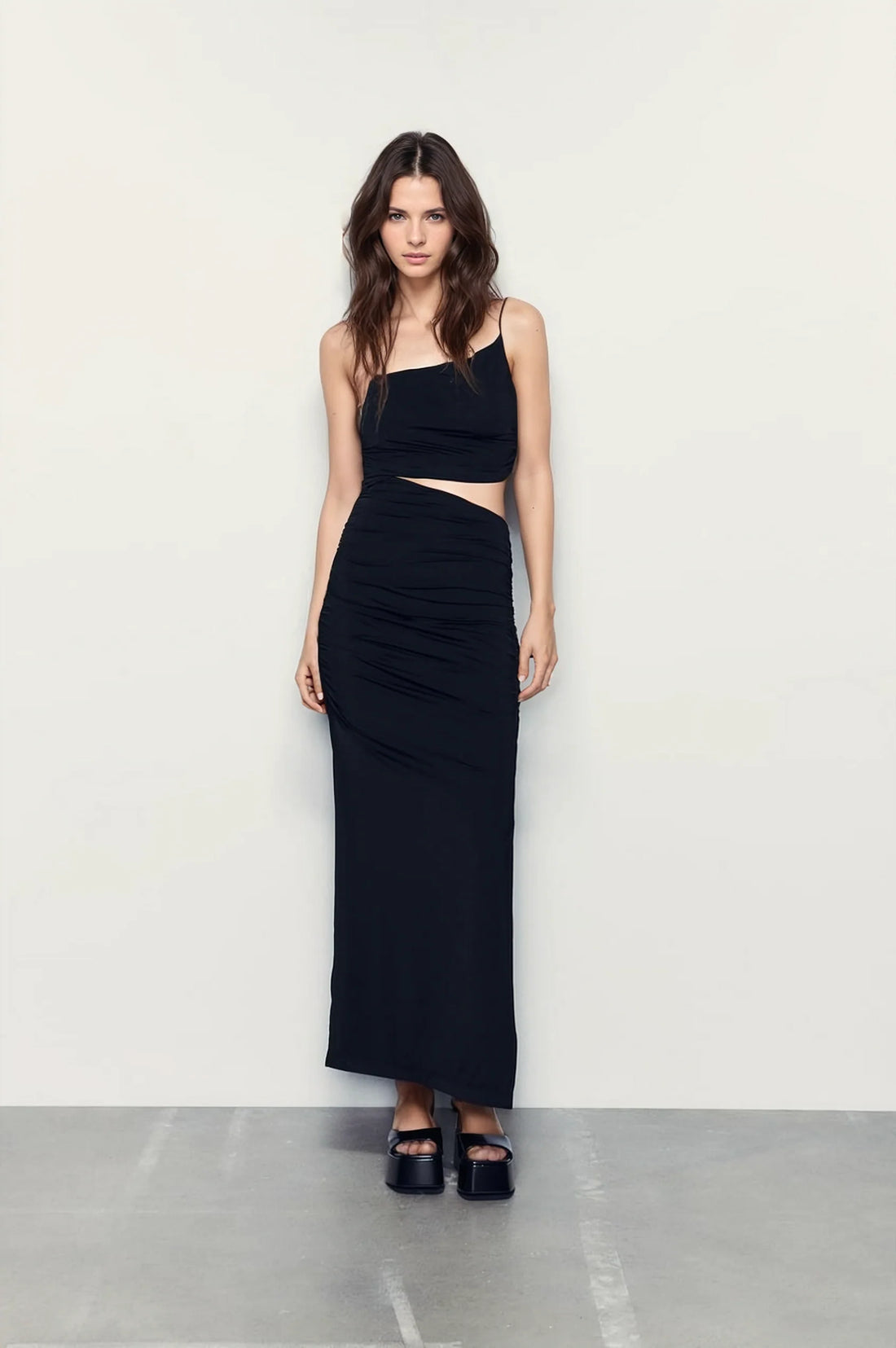 Mia Cut Out Asymmetric Dress