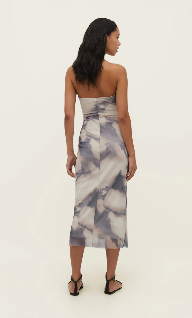 Printed Tube Midi Dress (SALE)